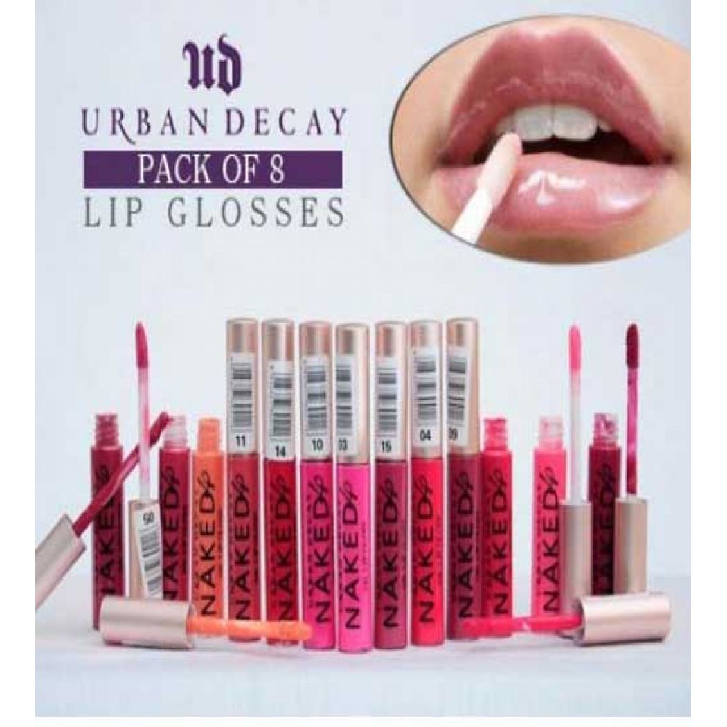 Bundle Offer Pack Of 8 Naked 4 Lip Glosses in Pakistan